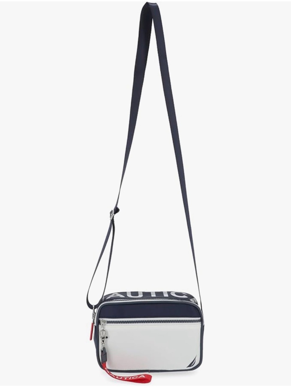 Nautica White, Navy & Red Belt Bag - Picture 3 of 5